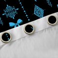 thumbnail image 4 of Feelyou Hippie Aztec Damask Black Out Curtains, Bow Curtains Pack of 2 (42x63 Each), 4 of 6