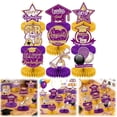 thumbnail image 1 of Graduation Honeycomb Table Centerpieces Set, Congrats Grad Decorations, Honeycomb Centerpieces for Graduation Party, B, 1 of 5