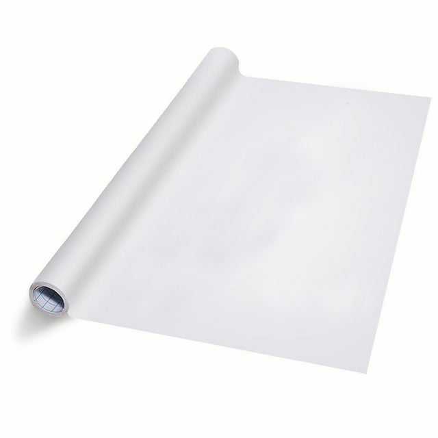 FOSSA Self Adhesive Whiteboard Wall Sticker White Dry Erase Peel and