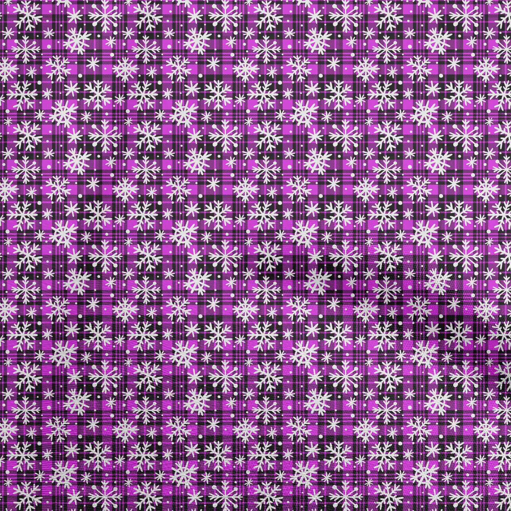 oneOone Cotton Jersey Purple Fabric Christmas Sewing Fabric By The Yard Printed Diy Clothing Sewing Supplies 58 Inch Wide
