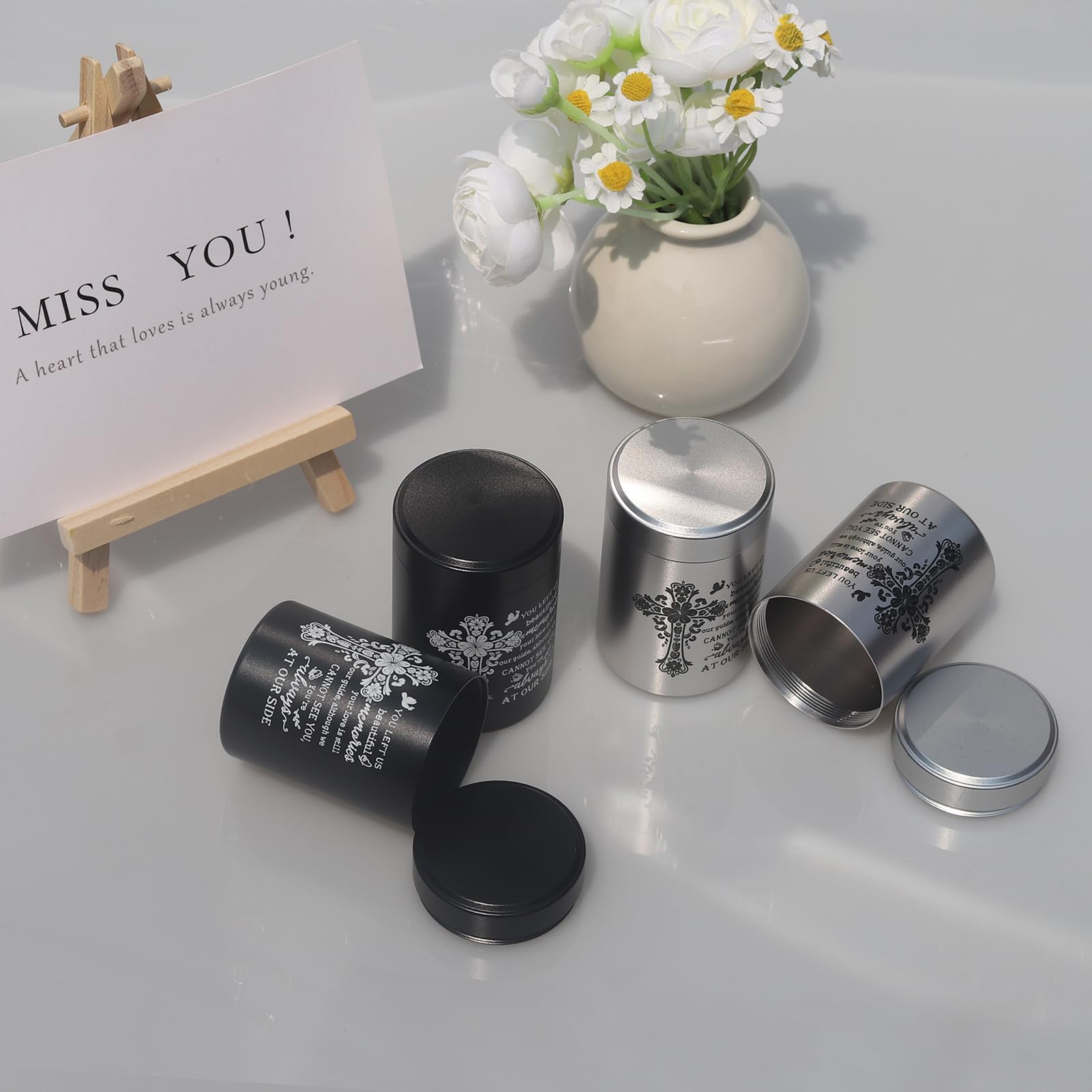 Small Urns for Human Ashes Set of 8 Mini Urn for Ashes 3 inches Keepsake Urns for Ashes for Sharing Small Keepsake Urns Memorial Ashes Holder
