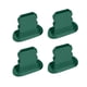 thumbnail image 1 of Bearachild 4Pcs Mobile Phone Stopper Dust Proof USB Protection Anti-dust Cap Micro Charging Port Replacement for 13/Mini/Pro/Pro Max Cables de audio/vídeo Verde oscuro, 1 of 4