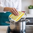 thumbnail image 4 of Yellow Daisy Pot Holders for Kitchen Heatproof Potholder, 4 Pack Farmhouse Floral Yellow Striped Hot Pads Multipurpose Oven Pads Cloth Potholders Trivet for Cooking and Baking, 4 of 8