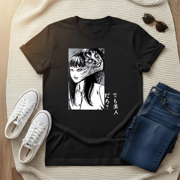 Tomie Junji Ito Redux Horror Manga Anime Fan Graphic Art Unisex T-Shirt, up to Size 5XL