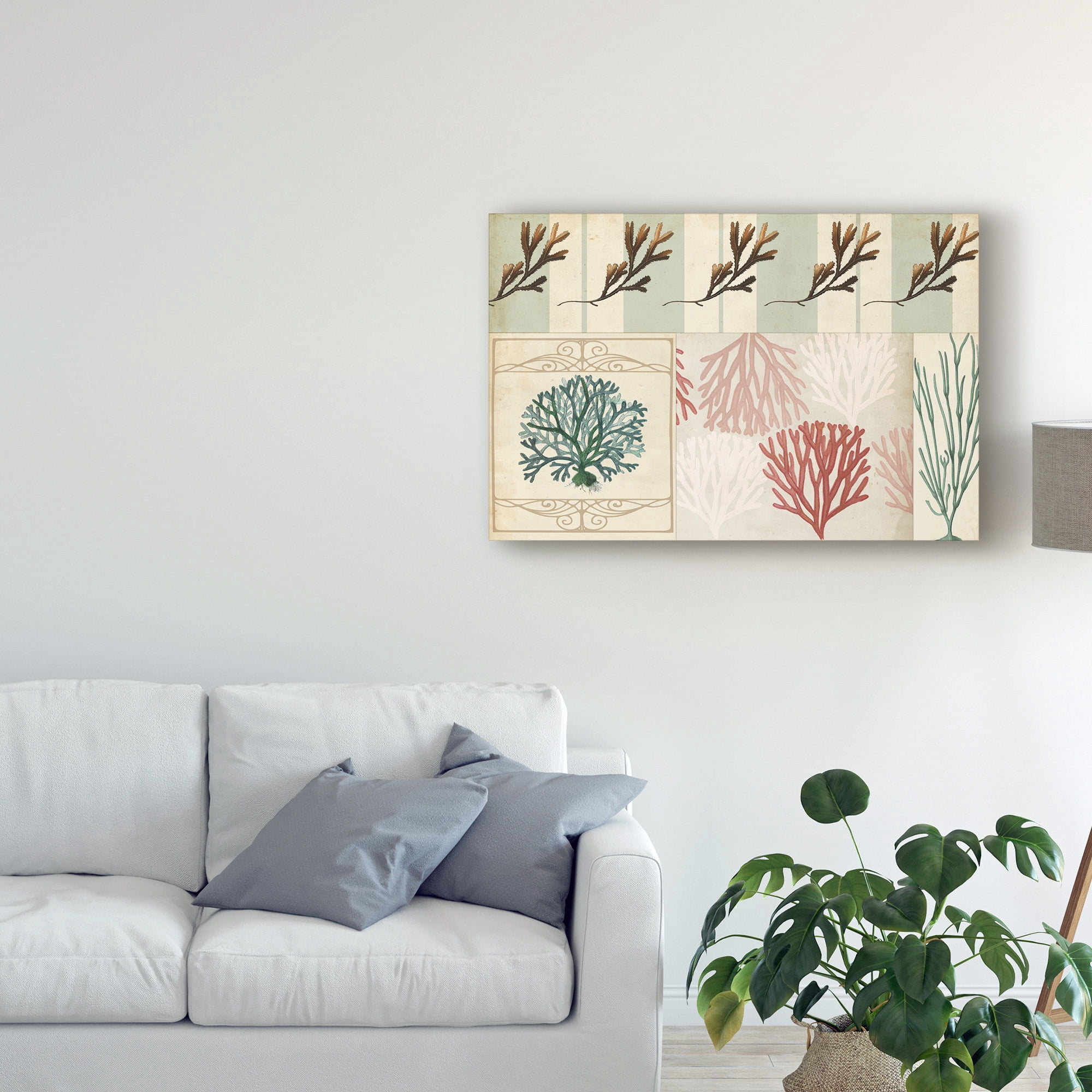 Trademark Fine Art 'Coastal Patternbook I' Canvas Art by Vision Studio