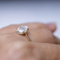 thumbnail image 5 of Jewelerix Classic Round Cut Moissanite Solitaire Engagement Ring in Yellow Gold Vermeil Band, Women’s Promise Ring, Timeless Minimal Jewelry Gift, 5 of 6