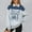 Dark Blue-2, variant on Football Sweatshirt for Women Game Day Print Quarter Zip Up Long Sleeve Football Season Pullover Fall Winter Tunic Tops