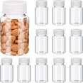 thumbnail image 1 of 10 Unids 80 ml PET Pastillas de Contenedor de Pastillas Medicina Química Tableta Holder Píldora Dispensador con Tapa Blanca, 1 of 5