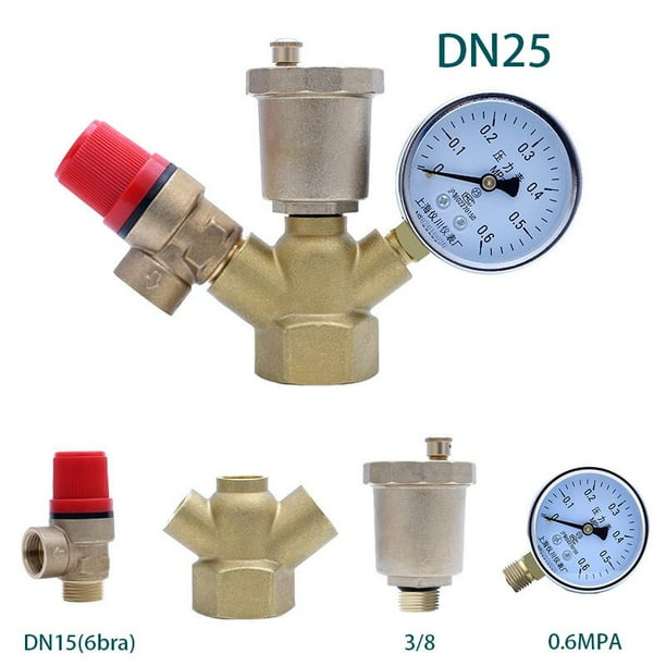 Safety valve brass automatic exhaust valve pressure relief valve
