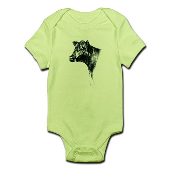 CafePress - Angus Cow Infant Bodysuit - Baby Light Bodysuit