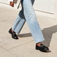 thumbnail image 3 of DREAM PAIRS Women's Classic Loafers Shiny Patent Leather Slip-On Shoes with Horsebit Detail Comfortable Round Toe Dress Shoes, 3 of 7
