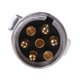 thumbnail image 5 of Durable 7 pin aluminum alloy plug trailer truck towing electric 12V connector, 5 of 5