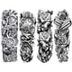 thumbnail image 1 of 4 tatuajes falsos de 7.09 x 6.69 pulgadas, tatuajes extraíbles desechables impermeables para adultos JShteea Libre de BPA, 1 of 7