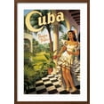 thumbnail image 2 of Art.com Cuba Art Print by Kerne Erickson, Brown Frame Wall Art, 21" x 29", 2 of 5