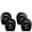 C Type, variant on Ghost Face Headrest Covers, Scary Face Printing Auto Seat Universal Halloween Elastic Models Headrest Protector-Eye Effects Cover Funny Decoration for Car Interior Vehicle Truck SUV (C Type, 4PCS)