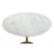 thumbnail image 3 of Mesa de Comedor Kessa Muebles Fullerton Blanco Dorado, 3 of 5