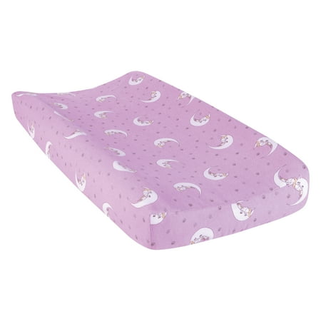 UPC: 0846216056703 | Unicorn Moon Deluxe Flannel Changing Pad Cover