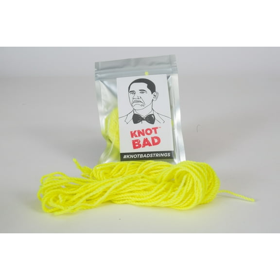 YoYoFactory Knot Bad Yo-Yo String - Pack of 10 YoYo Strings (Yellow)