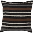 thumbnail image 4 of Surya Surya Pillows Area Rug AR105 Papyrus/Prune Purple Stripes Lines 22" x 22" Square, 4 of 4