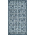 thumbnail image 4 of SAFAVIEH Courtyard Neville Geometric Indoor/Outdoor Area Rug, Navy/Grey, 9' x 12', 4 of 10