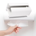 thumbnail image 1 of Portarrollos de papel higiénico para debajo del gabinete, resistente, de gran capacidad, fácil instalación, multifunción, para hotel, restaurante, bañ, 1 of 8