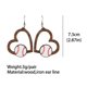 thumbnail image 2 of Pendientes casuales de juego de pelota para mujer abalorios para los oídos pendientes de señora de madera para viajes FLhrweasw Para estrenar, 2 of 2