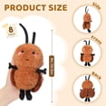 thumbnail image 2 of Set de 8 Peluches de Cucaracha HyDren de 20 cm Suaves, 2 of 7