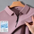 thumbnail image 4 of Mens Golf Shirt Quick Dry Stretch Zip Short Sleeve Polo Shirt, 4 of 6