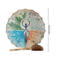 thumbnail image 5 of Tambour Shaman Arbre de Vie Multicolore Décoration Fait Main, 5 of 5