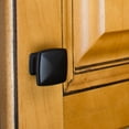 thumbnail image 3 of GlideRite 1-1/4 in. Square Cabinet Knob, Matte Black, 3 of 5