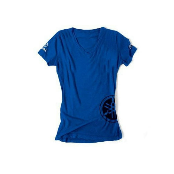 Factory Effex (17-87242) Women's 'YAMAHA' T-Shirt (Royal, Medium)
