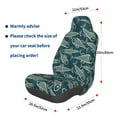 thumbnail image 3 of Balery Fish Style Funda de Asiento para Auto con Diseño - Cubierta Frontal Suave y Transpirable con Protector Antideslizante- 1 Unidad, 3 of 5