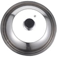 thumbnail image 2 of Landege Transparent Lid with Stainless Steel Rim and Knob, Pan and Wok Cover for Cooking and Kitchen Use, 2 of 8