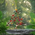 thumbnail image 5 of Hummingbird Christmas Ornament, Colorful Hummingbirds Tree Decor, Stacked Hummingbird Ornament for Christmas, Winter Hummingbirds Home Decoration, for Bird Lovers (5PCS) Christmas Gifts, 5 of 7