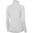 thumbnail image 3 of Women's Antigua Heather Gray Atlanta Dream Fortune Half-Zip Pullover Jacket, 3 of 3