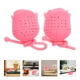 thumbnail image 2 of Miangastore Loose Leaf Tea Filter Pink 2Set 6.4X1.6X1.6in, 2 of 8