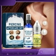 thumbnail image 3 of RAGUPEL 2026 New Piercing Care Set the and Discomfort of Ear Piercing Ear Piercing Care Solution Piercing Follow Up Care Solution 60Ml+Piercing Bump Solution 10Ml, 3 of 7