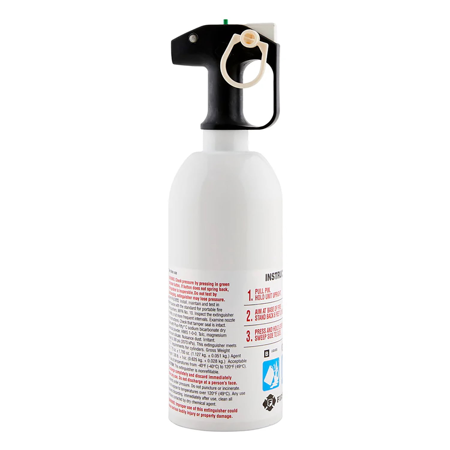 First Alert Rechargeable Kitchen Fire Extinguisher UL Rated 5-B:C, KITCHEN5
