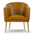 thumbnail image 3 of Ayame Gray Boucle Accent Chair with Black Iron Legs, 3 of 6