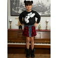 thumbnail image 2 of Disney Minnie Mouse French Terry Oversized Matching Family Sweatshirt Little Kid to Big Kid, 2 of 5