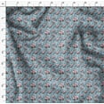 thumbnail image 4 of Soimoi Rayon Fabric Leaves & Peony Floral Printed Craft Fabric by The Yard 42 Inch Wide, 4 of 5