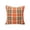 Orange-A, variant on Fall Plaid Decorative Pillow,Scottish Tartan Vintage Throw Pillows, Fall Decorations for Home, Boho Farmhouse Decor for Couch Sofa Bed Porch Living Room 17.72x17.72 Orange