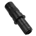 thumbnail image 4 of Adaptador de microscopio, lente monocular con zoom 180X Lente de aleación de montaje en C de 25 mm para cámara de microscopio de video industrial VGA USB, 4 of 8