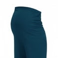 thumbnail image 6 of YHAJDS Maternity Workout Yoga Pants Solid Color Elastic Band Over the Belly No Tummy Pressure Long Yoga Trousers, 6 of 8
