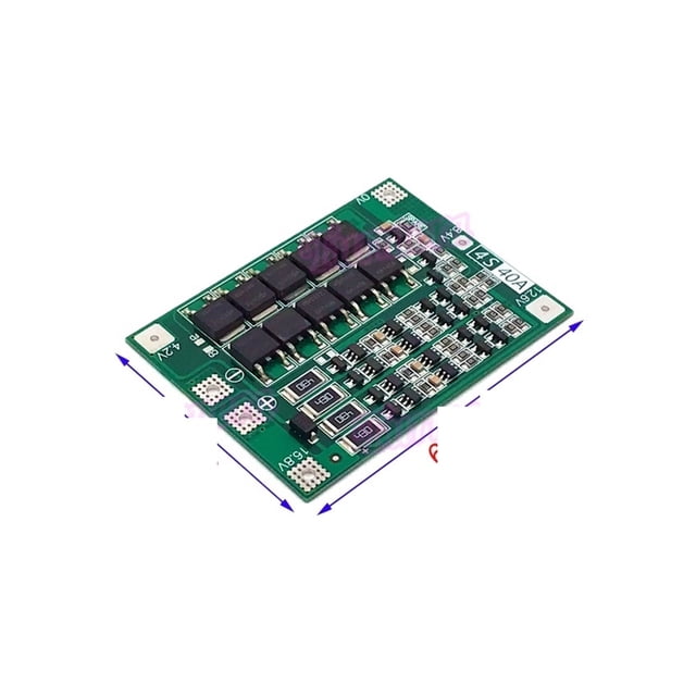 Placa de protección de batería de litio 4S, 14,4 V, 16,8 V, 40 A, 30 A, BMS, para baterías de taladro eléctrico, destornillador y de larga duración.