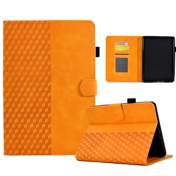 Luxury Flip Case for Kindle Paperwhite 5 (11th Generation) 2021, PU Leather Smart Auto Wake/Sleep Magnetic Case with Kickstand Card Slots Soft Silicone Shockproof Protective Phone Cover,Khaki