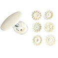 thumbnail image 3 of Kit de moldes para pasteles de luna, 6 uds., moldes para pasteles de luna a presión manual con patrón para decoración del Festival del Medio Otoño, herramienta de pastelería DIY, 3 of 5
