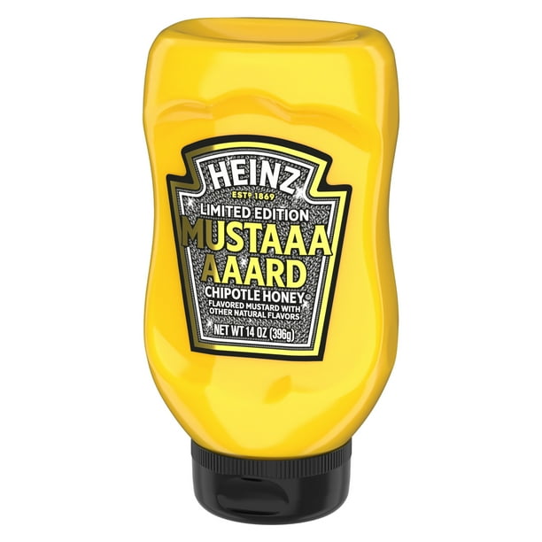 Heinz Chipotle Honey Mustard, 14 oz Bottle for Breakroom Kitchen