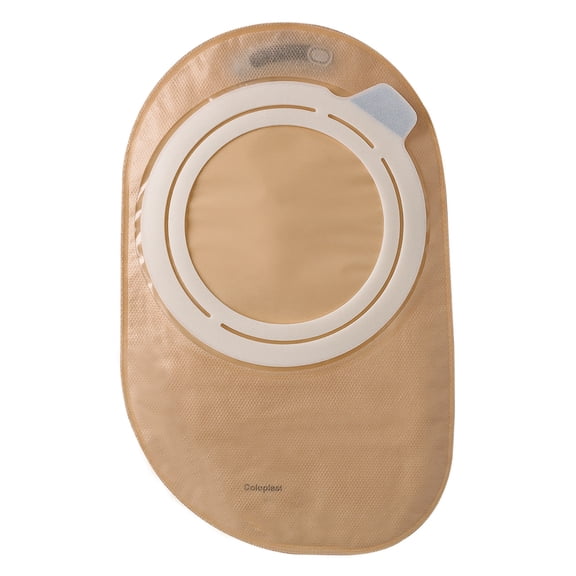 SenSura Flex Closed End 8.5"L 2pc System Ostomy Pouch 10 to 48 mm Flange 10915, 30 Ct