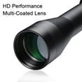 thumbnail image 3 of Rifle Scope, 3-9X40, Green Lens, Fast Focus Eyepiece, 11mm and 20mm Ring Mounts, Air Rifle Scope, Optics Reticle Crosshair Scope, 3 of 7